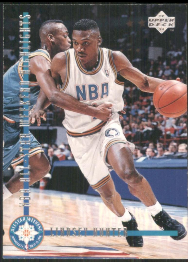 Lindsey Hunter #185 1993 Upper Deck Se Basketball