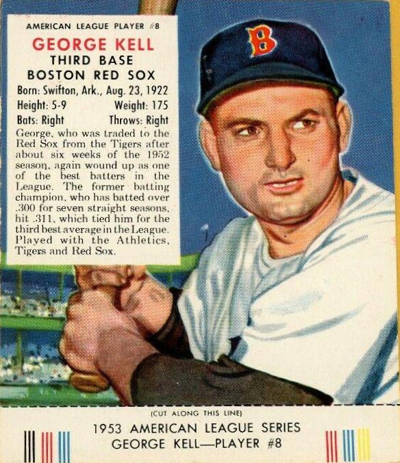 George Kell #8 Baseball Cards 1953 Red Man Tobacco