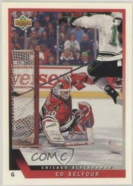 Ed Belfour #147 Hockey Cards 1993 Upper Deck