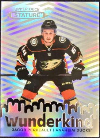 Jacob Perreault #W-1 Hockey Cards 2022 Upper Deck Stature Wunderkind