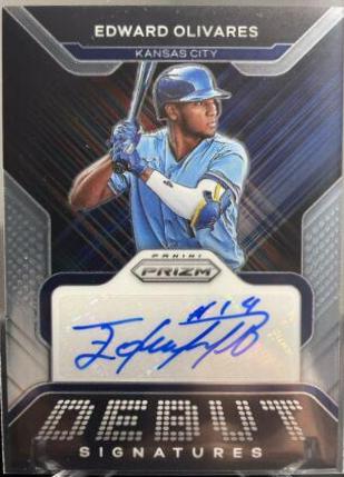 Edward Olivares #DS-EO Baseball Cards 2022 Panini Prizm Debut Signatures