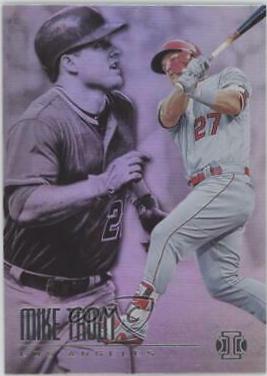 Mike Trout #2 Baseball Cards 2018 Panini Chronicles Illusions