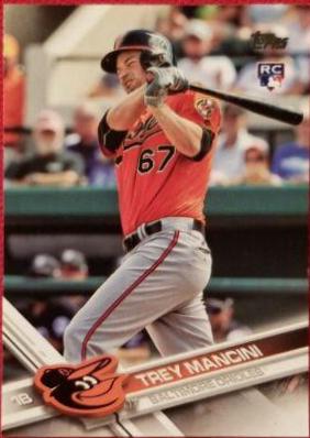 Trey Mancini #536 Baseball Cards 2017 Topps
