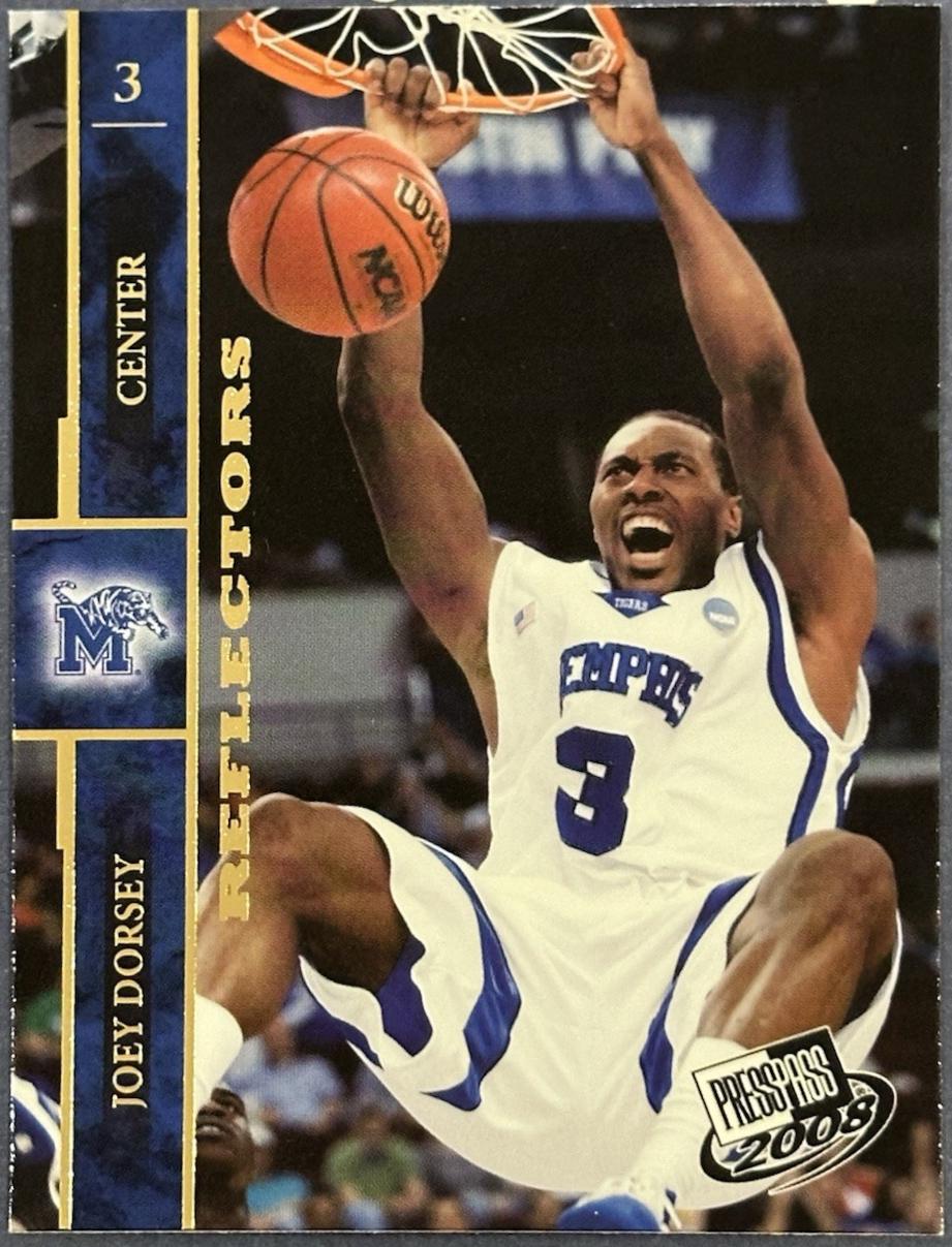 Joey Dorsey #5 2008 Press Pass Basketball