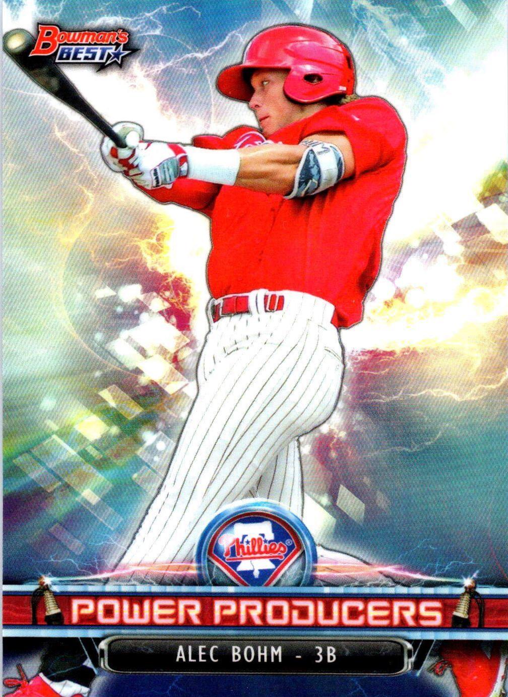 Alec Bohm #PP-AB Baseball Cards 2018 Bowman's Best Power Producers
