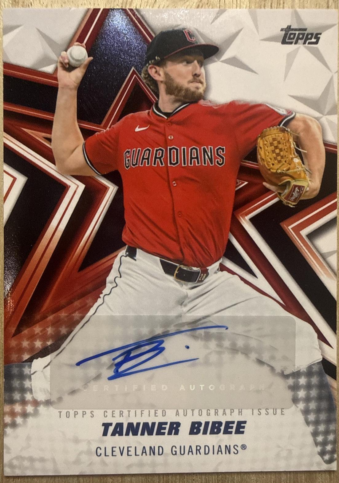 Tanner Bibee #BSA2-TB 2026 Topps Series 2 Baseball Stars Autograph