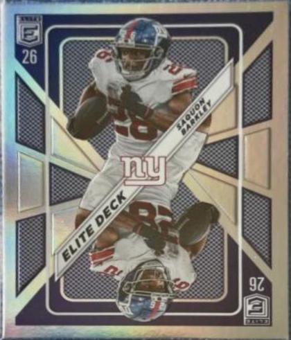 Saquon Barkley #ED-13 Football Cards 2023 Panini Donruss Elite Deck