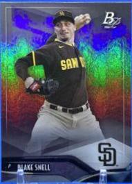 Blake Snell #4 Baseball Cards 2021 Bowman Platinum