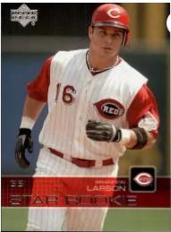 Brandon Larson #5 Baseball Cards 2003 Upper Deck