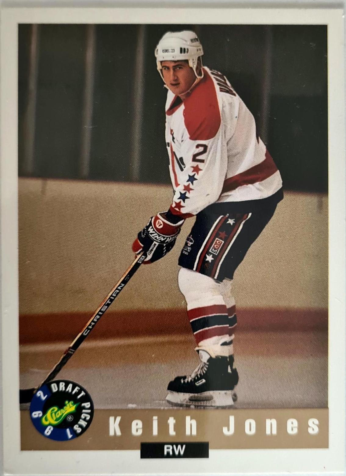 Keith Jones #96 Hockey Cards 1992 Classic