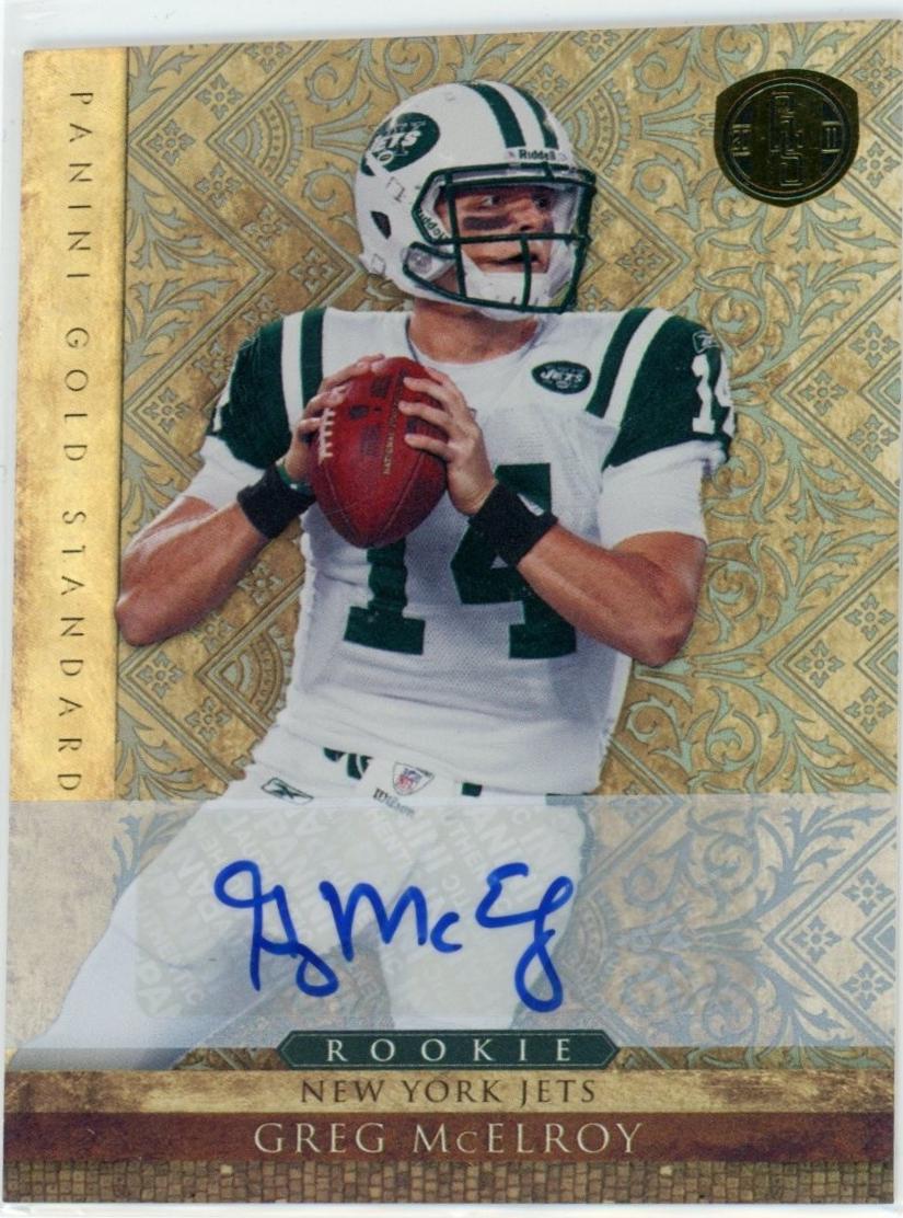 Greg McElroy #186 2011 Panini Gold Standard Football