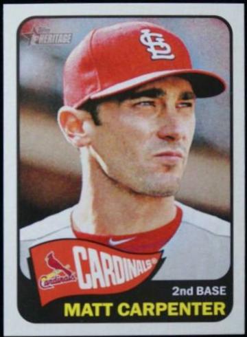 Matt Carpenter #342 2014 Topps Heritage Baseball
