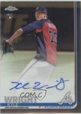 Kyle Wright #RA-KW 2019 Topps Chrome Baseball Rookie Autographs