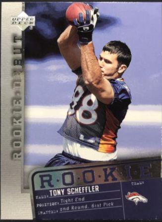 Tony Scheffler #131 2006 Upper Deck Rookie Debut Football