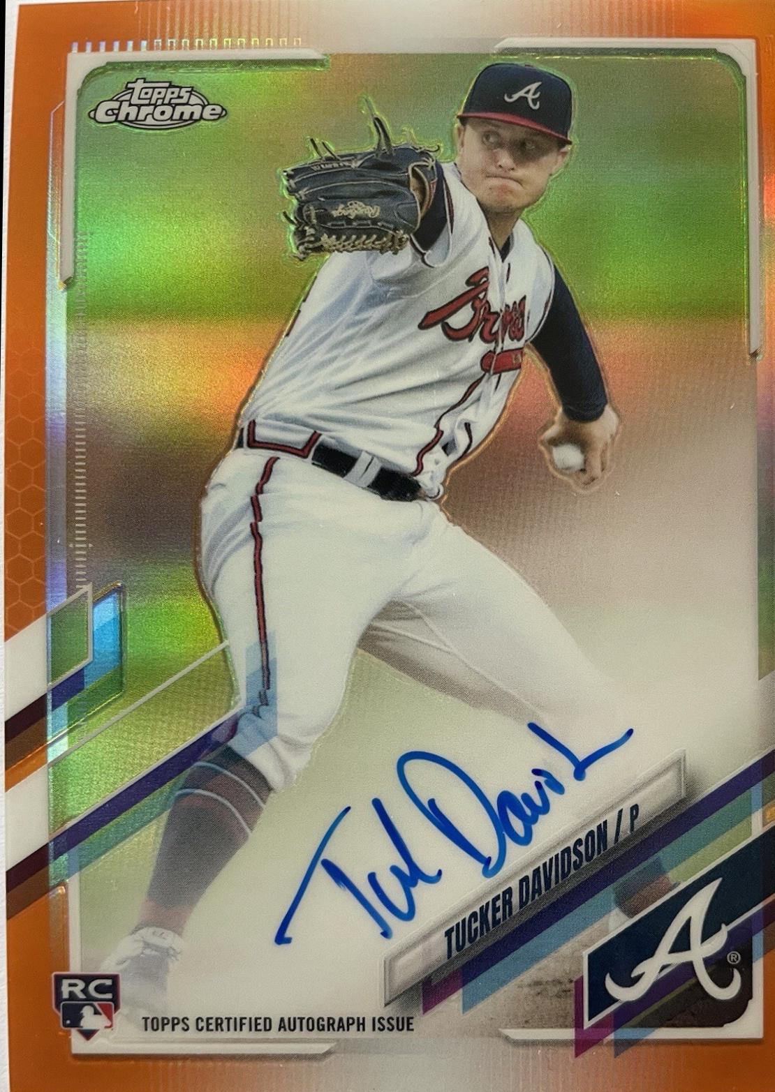 Tucker Davidson [Orange Refractor] #RA-TD