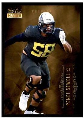 Penei Sewell #MBC-17 Football Cards 2021 Wild Card Matte