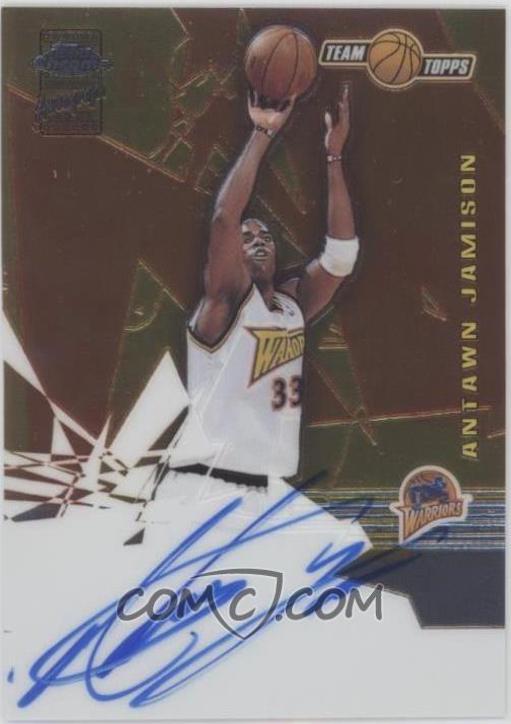 Antawn Jamison #CA-ACJ 2001 Topps Chrome Certified Autograph Basketball