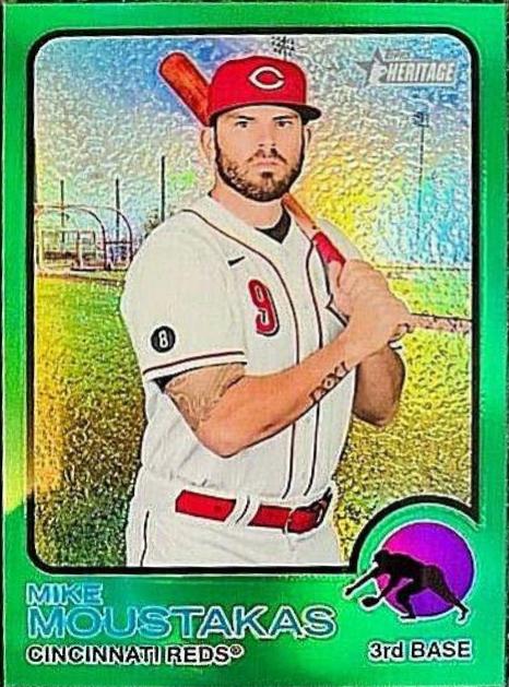 Mike Moustakas [Chrome Green Refractor] #4