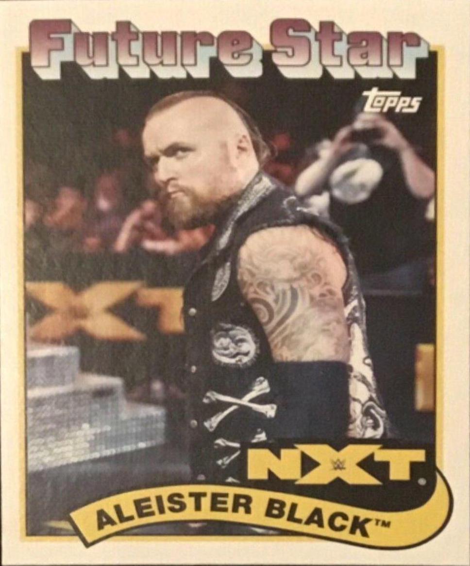 Aleister Black #92 Wrestling Cards 2018 Topps WWE Heritage
