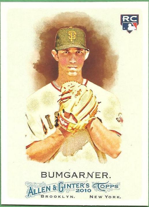 Madison Bumgarner #6 Baseball Cards 2010 Topps Allen & Ginter