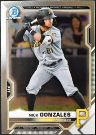 Nick Gonzales #BDC-16 2021 Bowman Draft Chrome Baseball