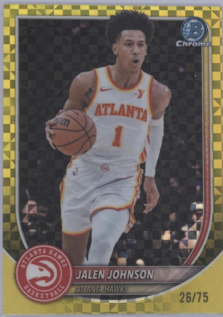 Jalen Johnson [Yellow X-Fractor] #BCV-85