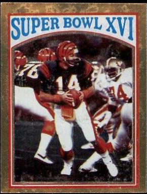Super Bowl XVI #8 Football Cards 1982 Topps Stickers