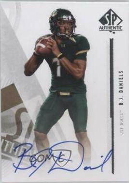Bruce 'BJ' Daniels #2 Football Cards 2013 SP Authentic