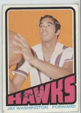 Jim Washington #22 Basketball Cards 1972 Topps