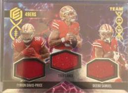 Tyrion Davis Price, Trey Lance, Deebo Samuel