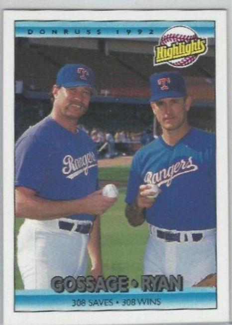 Gossage, Ryan #555 Baseball Cards 1992 Donruss