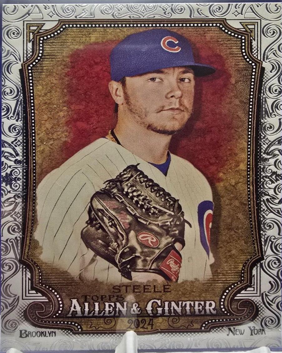 Justin Steele [Foil Filagree] #47 Prices | 2024 Topps Allen & Ginter ...