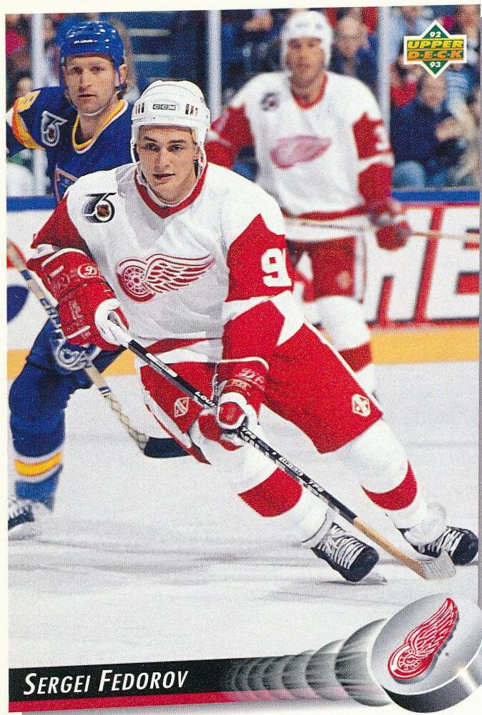 Sergei Fedorov #157 Hockey Cards 1992 Upper Deck