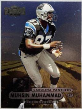 Muhsin Muhammad #2 Football Cards 1998 Metal Universe