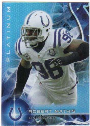 Robert Mathis #4 Football Cards 2015 Topps Platinum