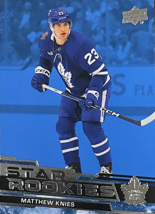 Matthew Knies #4 Hockey Cards 2023 Upper Deck Star Rookies