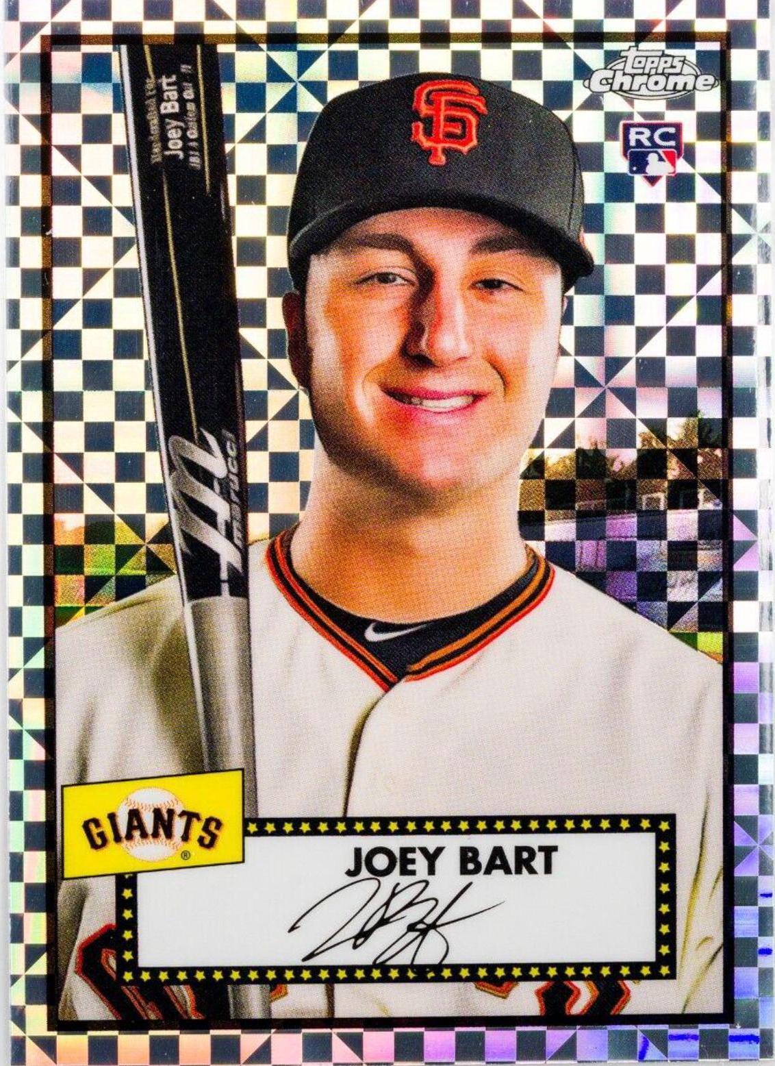 Joey Bart #2 Baseball Cards 2021 Topps Chrome Platinum Anniversary