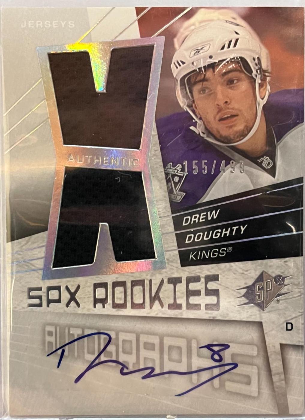 Drew Doughty #189 Hockey Cards 2008 SPx