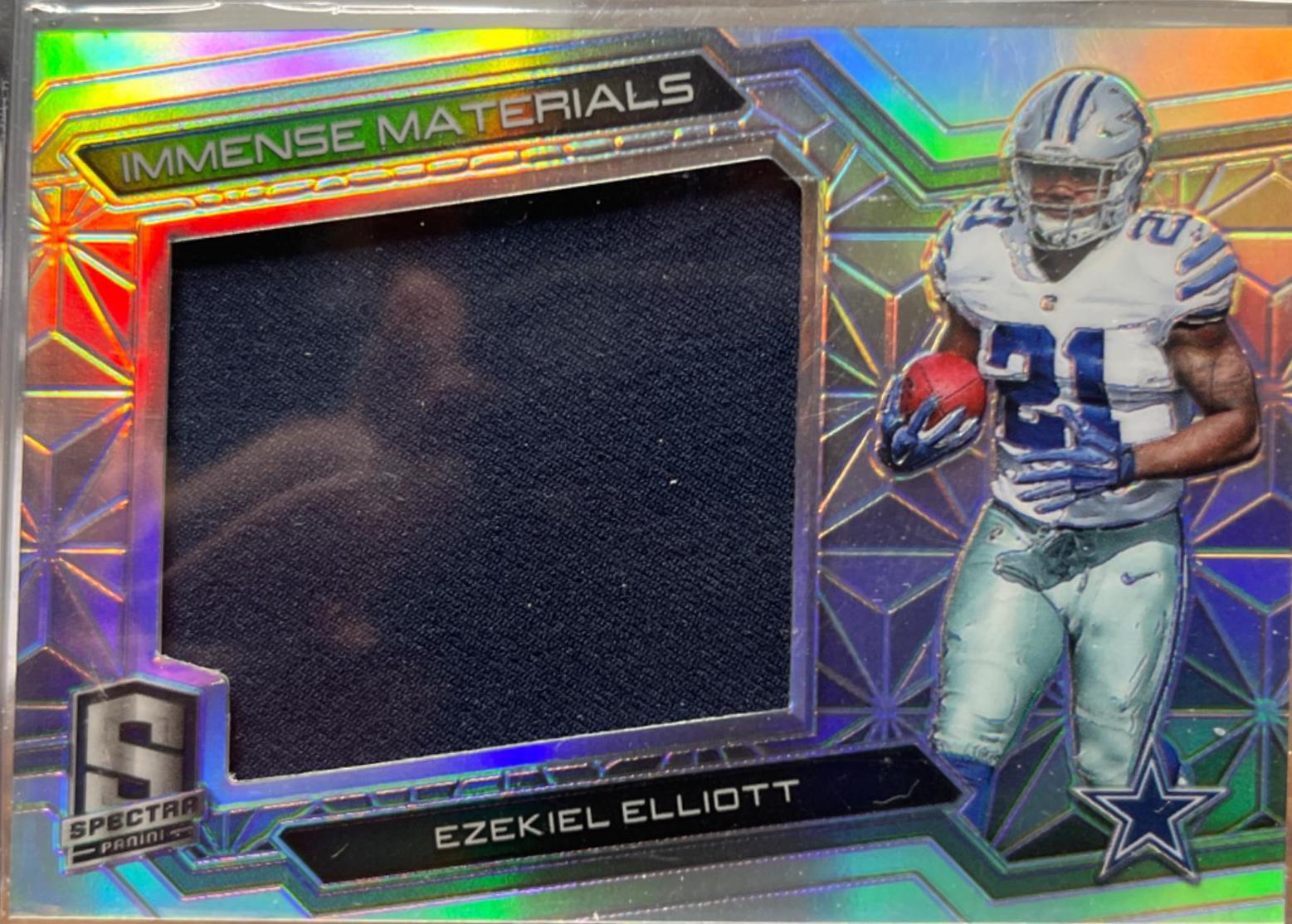 Ezekiel Elliot #15 Football Cards 2016 Panini Spectra Immense Material