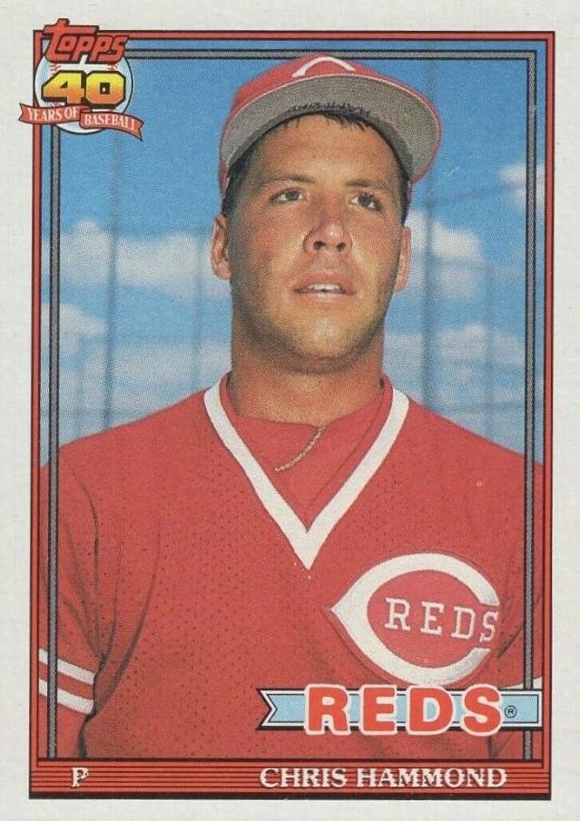 Chris Hammond #258 Baseball Cards 1991 Topps