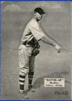 Willis Hudlin #48 Baseball Cards 1934 Batter Up