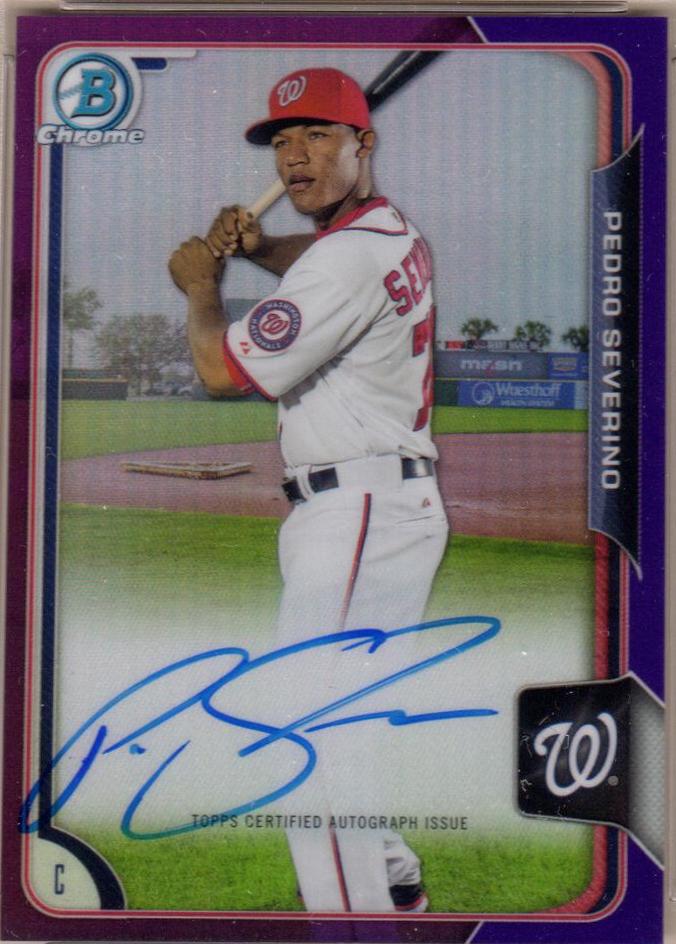 Pedro Severino [Purple Refractor] #BCAP-PS