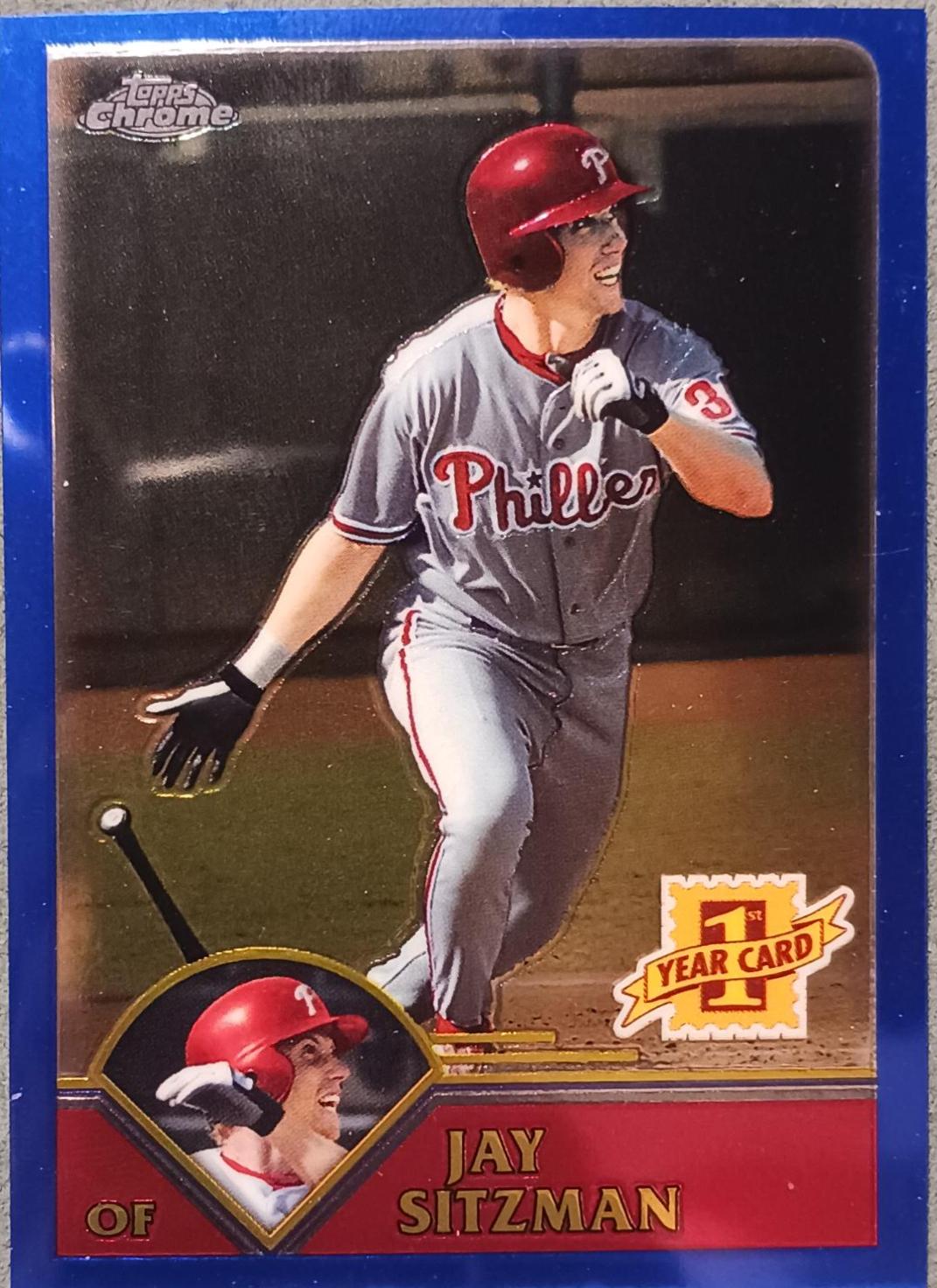 Jay Sitzman #T262 Baseball Cards 2003 Topps Chrome