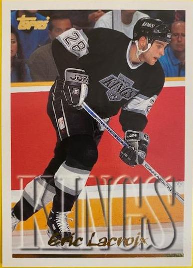 Eric Lacroix #32 Hockey Cards 1995 Topps