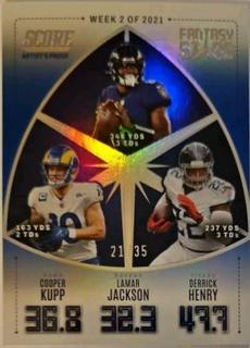 Cooper Kupp, Lamar Jackson, Derrick Henry