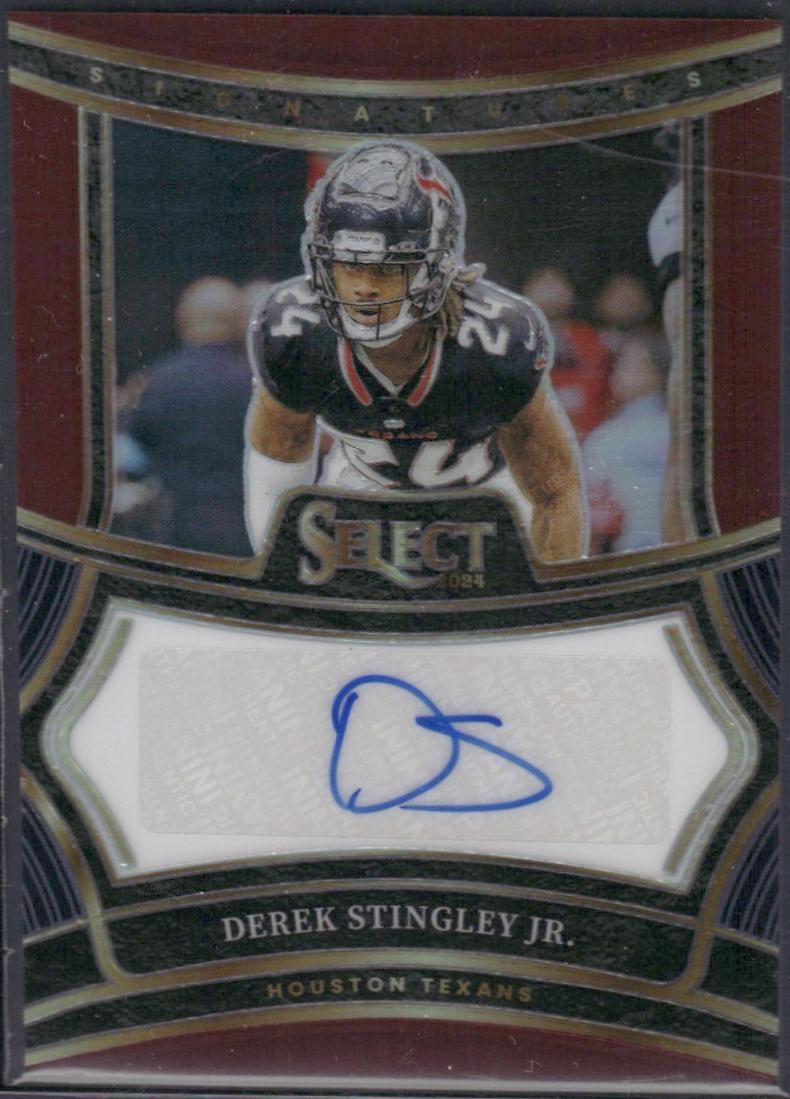 Derek Stingley Jr. #SP-DSJ 2024 Panini Select Signatures Prizm Football