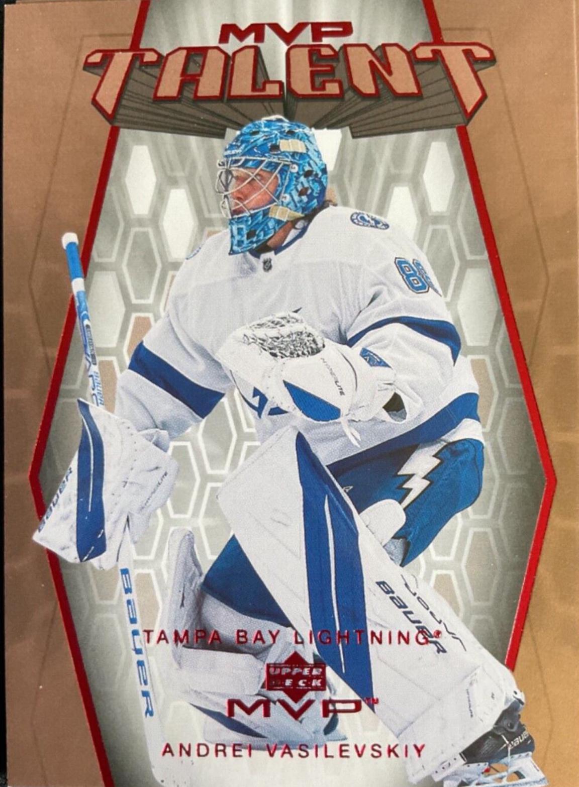 Andrei Vasilevskiy #MT-19 Hockey Cards 2023 Upper Deck MVP 20th Anniversary