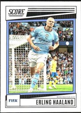 Erling Haaland #176 Soccer Cards 2022 Panini Score FIFA