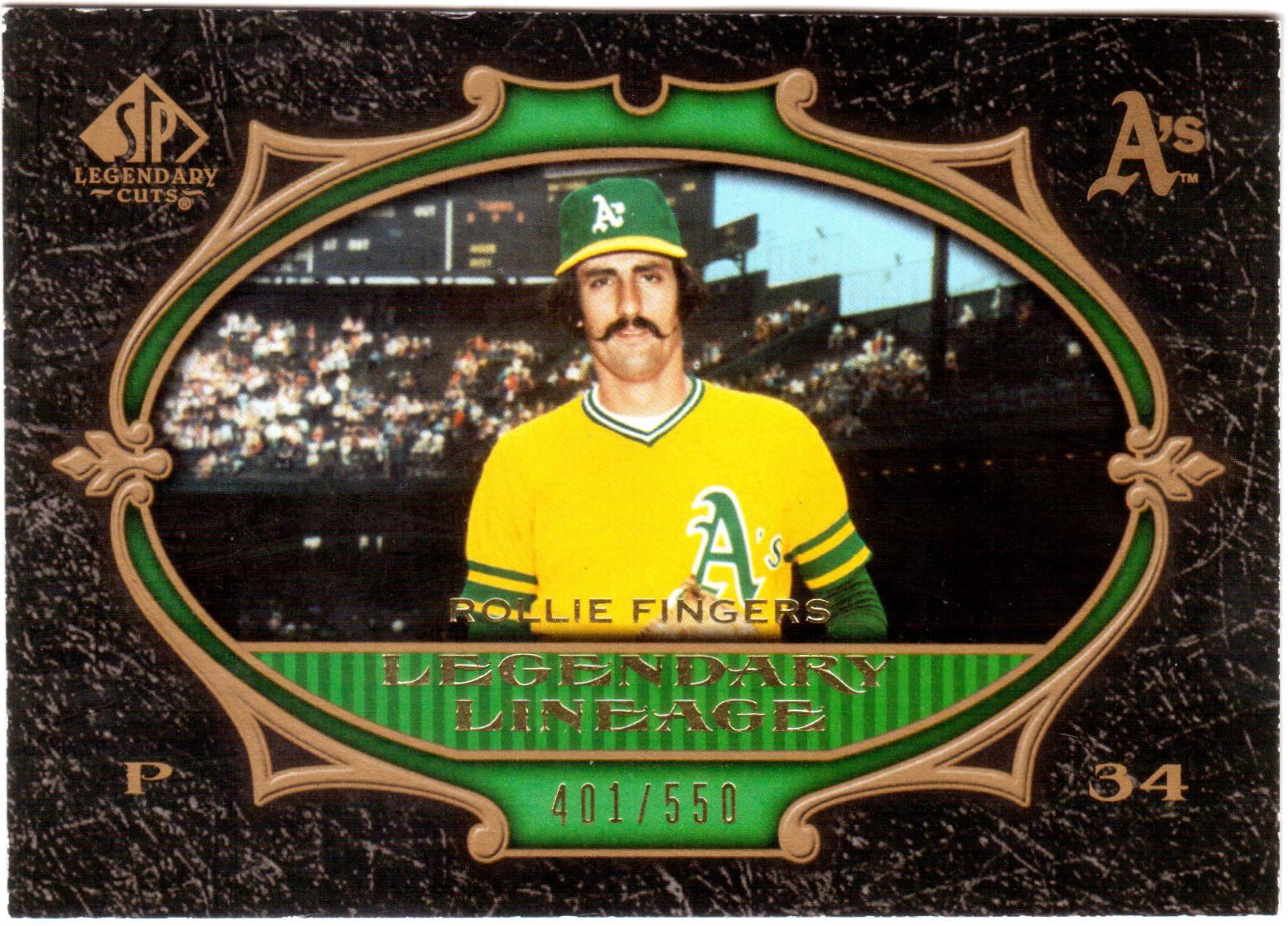 Rollie Fingers #165 2007 Sp Legendary Cuts Baseball