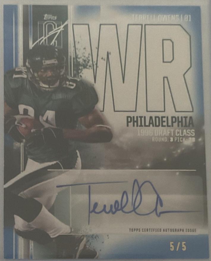 Terrell Owens [Blue] #VCA-TO